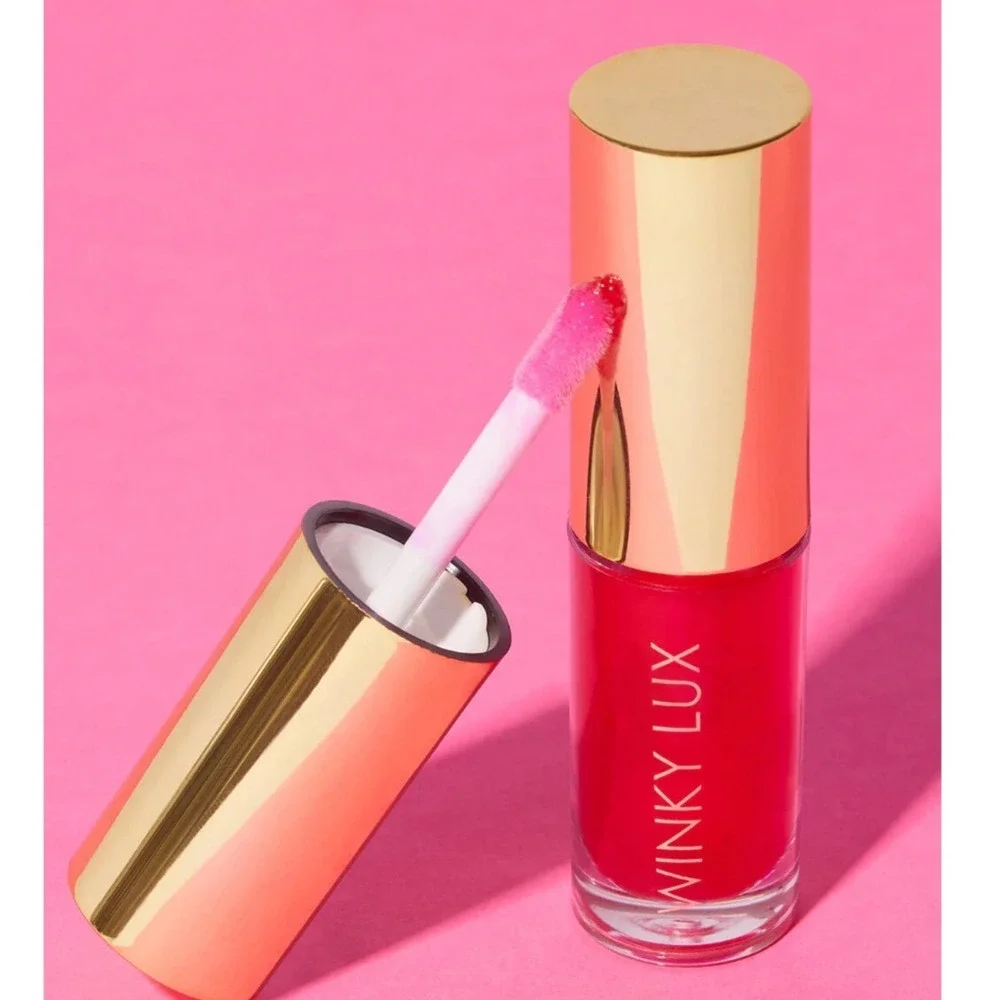 Winky Lux Barely There Tinted Lip Oil Luscious Sheer Pink 3.5ml NIB